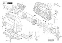 Bosch 3 601 E8H 0E0 GST 75 E Jig Saw Spare Parts